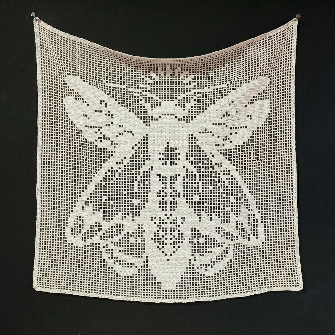 N3 Pattern Filet Crochet Moth N3 Pattern PDF | Digital Download - Etsy