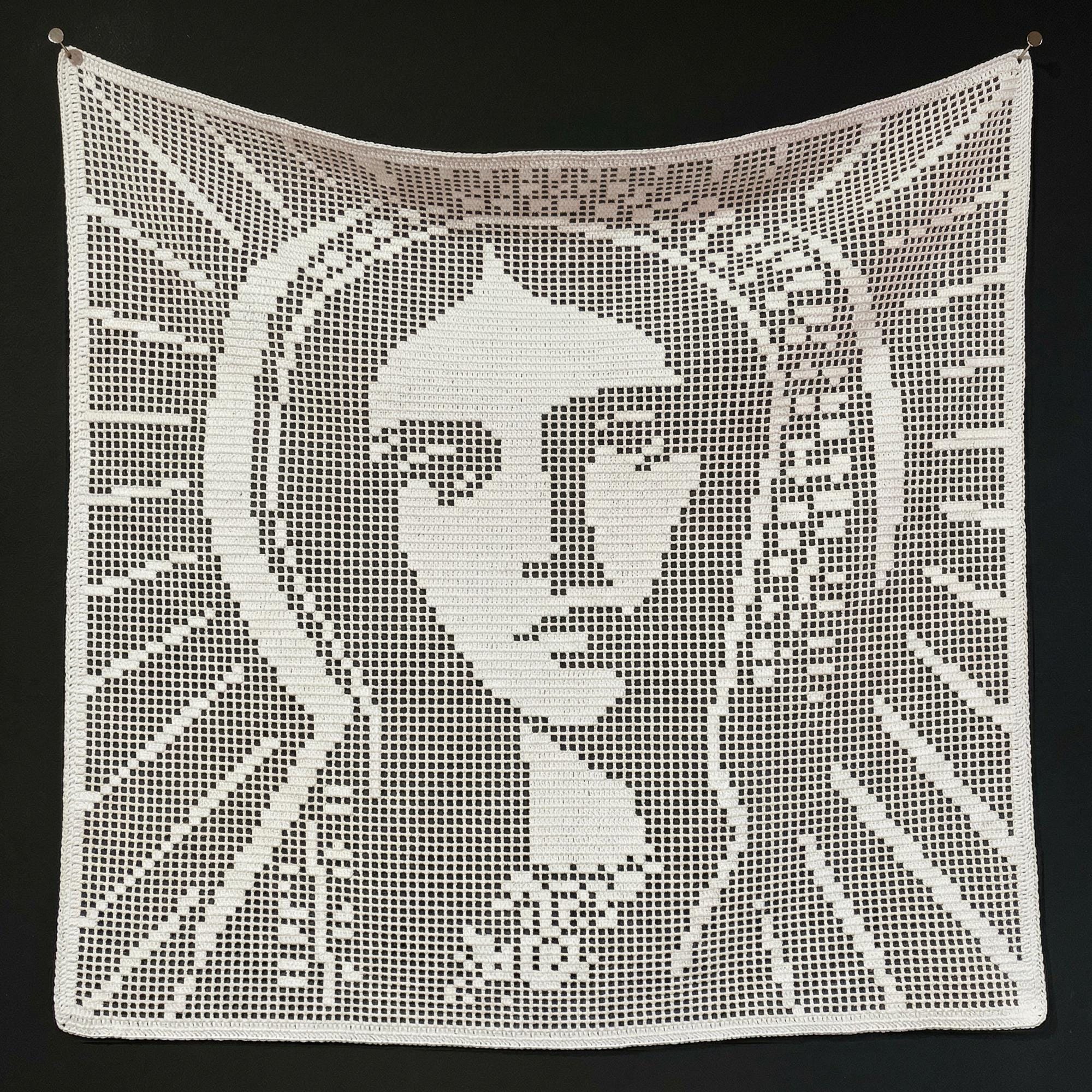 40 Filet Crochet Patterns to Try for Gifts, Decor, and Wearables 34 Filet Crochet Virgin Mary