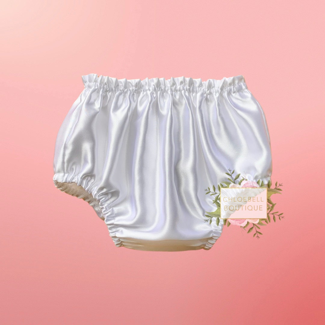 Satin Bloomers Satin Diaper Cover Fancy Bloomers Baby Etsy