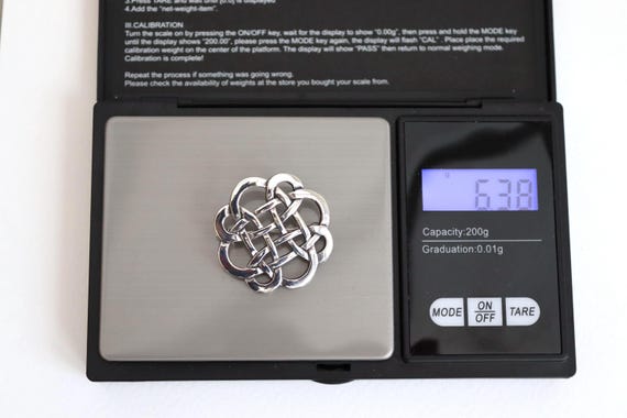 Celtic knot Solid Silver Brooch | Scottish vintag… - image 7