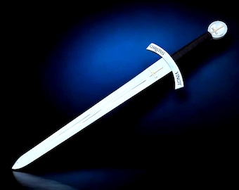 Réplica de espada de los Caballeros Templarios / Espada medieval estilo cruzado
