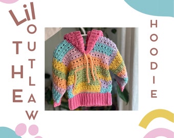 COMBO Digital Crochet Pattern | The Lil Outlaw Hoodie 2 Patterns Included!