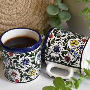 Handmade Ceramic Mug: Made in Palestine - Hebron