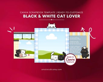 Couple Scrapbook Template Canva Editable Romantic Memory Book Couple Gift Love Story Scrapbook Relationship Memory Book