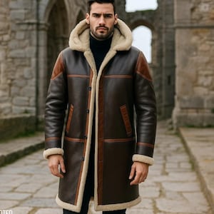 Lamb Leather Trench Coat - Etsy