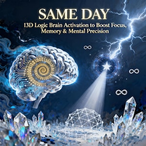 13D-activering linkerhersenhelft, logische focus, probleemoplossing (dezelfde dag)