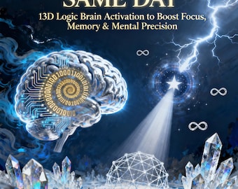 13D Left Brain Activation, Logic Focus, Problem Solving (Same Day)