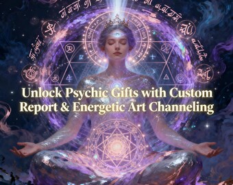 Awaken Psychic Gifts | Personalized Energy Report + Soul-Aligned Digital Artwork Session