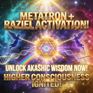 Metatron Raziel Activation for Higher Consciousness | Digital Art + Custom Energy Report & Transmission