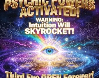 Psychic Activation Digital Art with Energy Transmission + Personalized Intuitive Reading