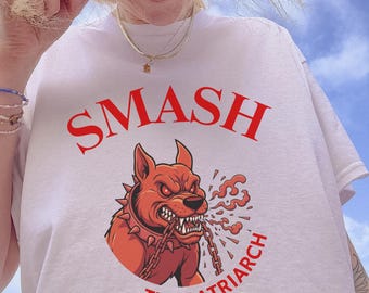 Smash the Patriarchy Shirt T-Shirt, Vintage Feminism Birthday Equality Non-Binary Women, Anti-Patriarchy Shirt, Gift for Feminists