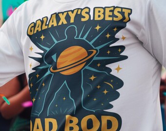 Galaxy Dad Bod Shirt – Funny Space Tee for Fathers