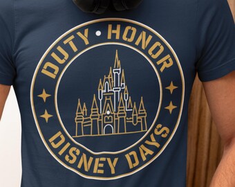 Unisex Veteran Park Shirt, Duty Honor Days, Military Castle Graphic Gift, Cotton Tee