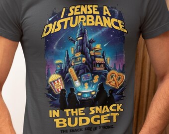 Disney Star Wars Shirt, Cotton Snack Budget Tee, Funny Theme Park Parody Gift
