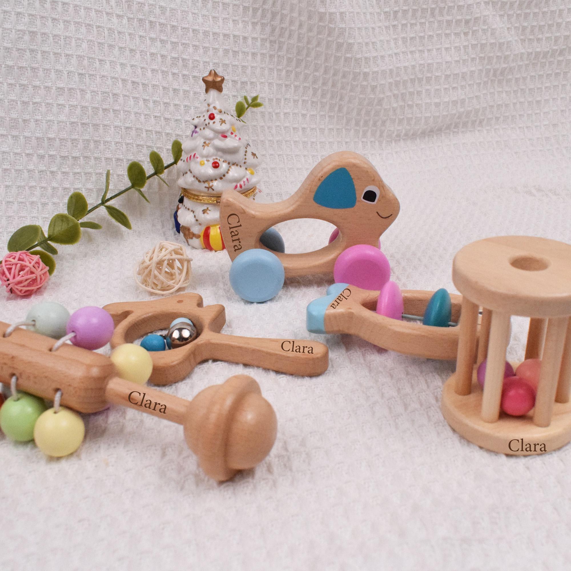 Personalised Children's Wooden Musical Instrument Set,5-piece Baby ...