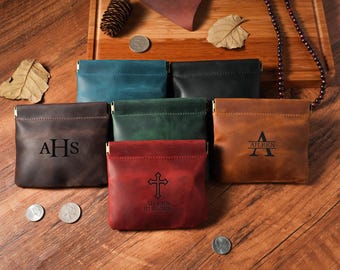 Personalized Leather Rosary Pouch, Handmade Prayer Beads Case, First Communion Confirmation Gift, Catholic Christian Gift