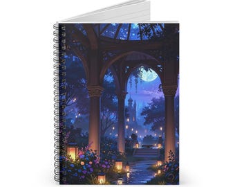 Cahier à spirales enchanté - Ligne lignée