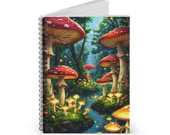 Cahier à spirales Forêt - Ligne lignée