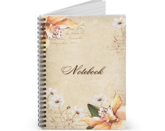 Cahier à spirales - Ligne lignée