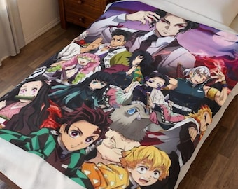 Anime Blanket, Cozy Throw for Fans, Perfect Gift for Birthdays, Home Decor, Soft Blanket for Anime Lovers