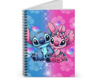 Cahier à spirales Stitch - Ligne droite