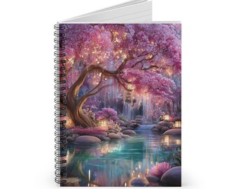 Cahier à spirales Forêt - Ligne lignée