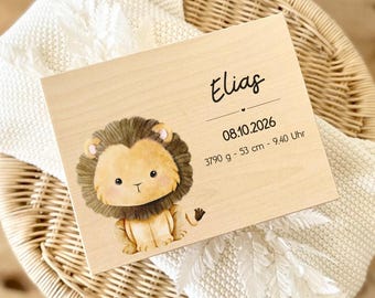 Personalisierte Baby Holzkiste, Erinnerungsbox Baby, Geschenk zur Geburt, Baby Erinnerungskiste Name, Taufgeschenk, Holzkiste Geburtsdaten