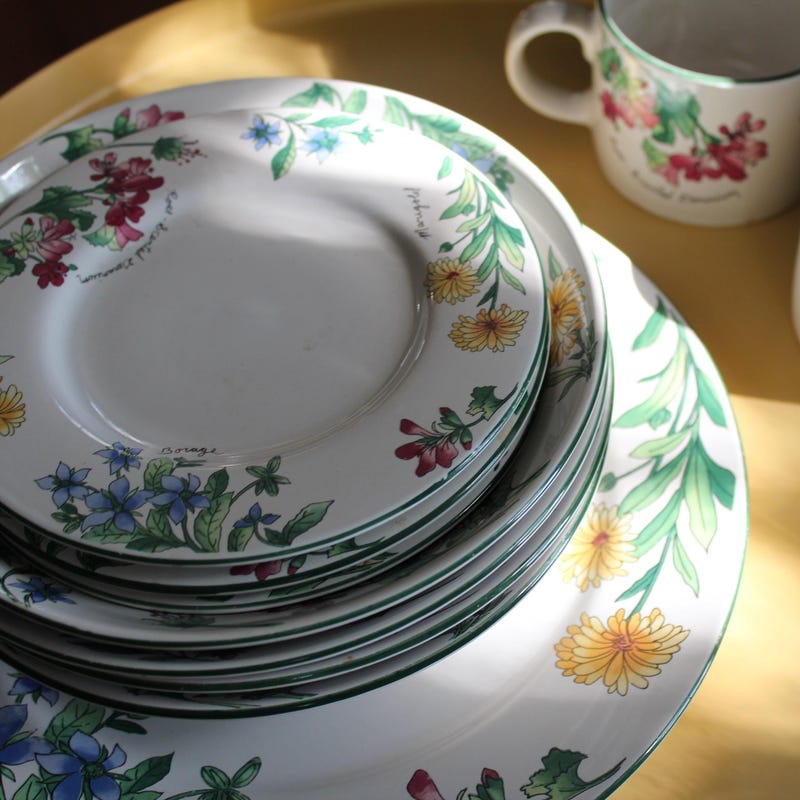 Botanical Dishes - Etsy