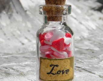 Love Potion mini bottle charm