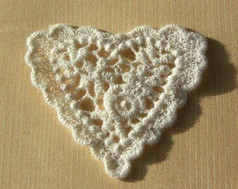Embroidered hearts