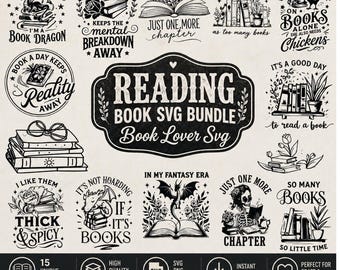 Reading svg,Book Lovers svg,Librarian svg,Floral books svg,Book Svg,Book Quotes svg,Book Worm svg,Book dragon svg,Cricut & Silhouette files