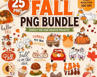 Fall Kitchen Towel PNG Bundle, Autumn Thanksgiving Farmhouse Designs (Digital Download)