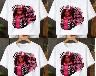 Funny Mom Ain't No Hood Like Motherhood PNG SVG - Mama Digital File