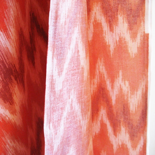 Berry Red Ikat