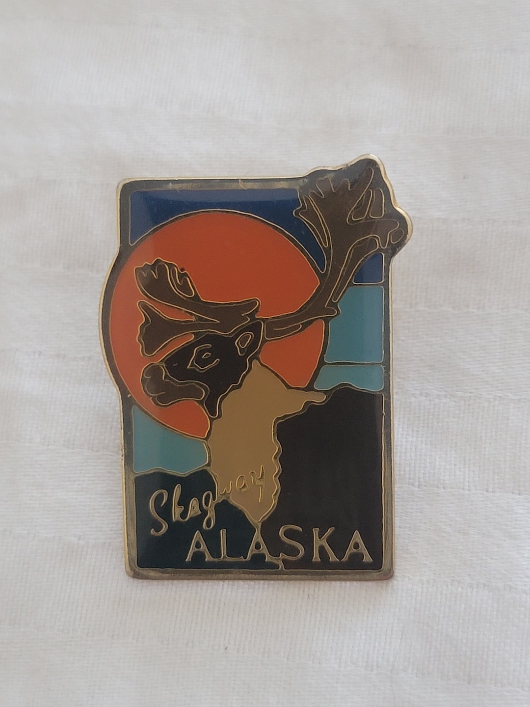 Skagway Alaska Pin/ Souvenir Pin Etsy