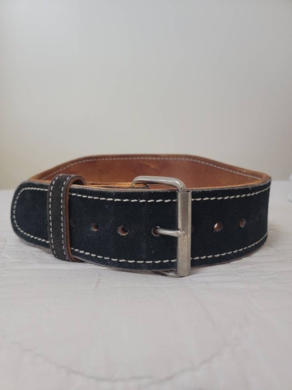 VTG 1970s Weightlifter Belt/ Leather Belt/ Unisex