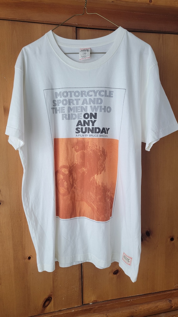 VTG On Any Sunday T Shirt/ Film by Bruce Brown/Mot