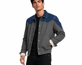 Marty Back To Future Denim Jacket - Inspired By Marty McFly Denim Jacket - Marty Denim Jacket - Vintage 80s Retro Style Jacket