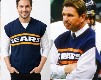 Inspired Mike Gear Hockey Sweater | Vintage Ditka Ice Hockey Jersey | Mens Pullover | Sports Knit Sweater | Streetwear Gift for Hockey Fans