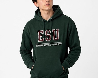 ESU Empire State University Hoodie | Brand New Day Inspired Pullover Sweatshirt | Unisex College Hoodie | Movie Fan Gift | ESU Sweatshirt