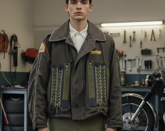 Nestroma Brett alien jacket | Harry Nestroma Alien Style cotton Cosplay Costume
