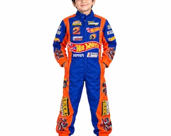 Disfraz de Rayo McQueen para niños pequeños / Disfraz de carreras para niños / Disfraz de carreras inspirado en Hot Wheels para niños / Disfraz de regalo para niños