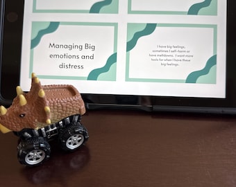 Neurobevestigende doelkaarten voor het stellen van therapeutische doelen. autisme-adhd-therapie