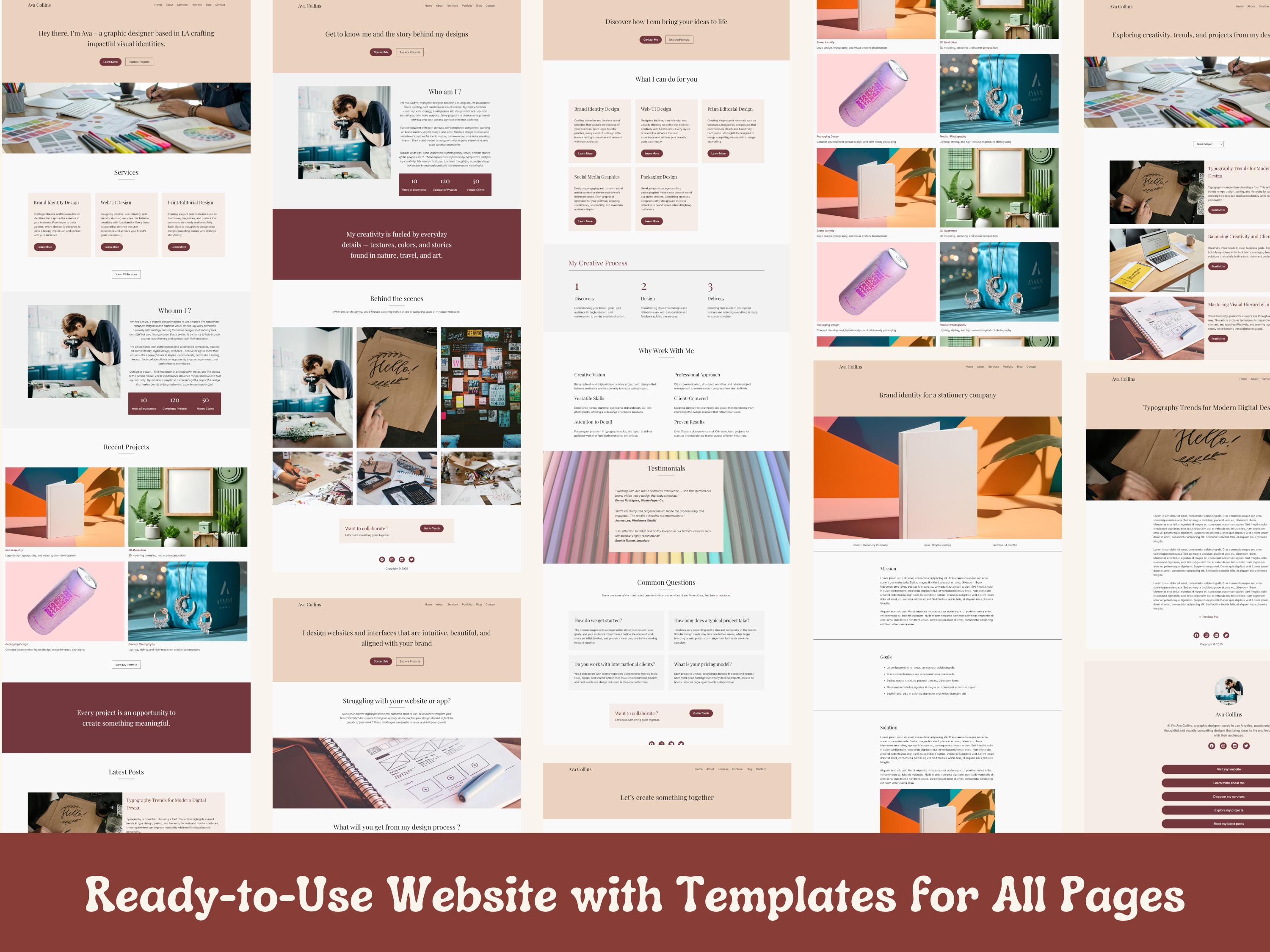 Wordpress Block Theme for Freelancers & Agencies – 6 Style Variations ...