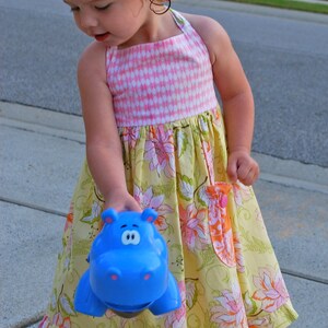 Peyton Dress Pattern Tutorial - Sizes 18mo, 2, 3, 4, 5