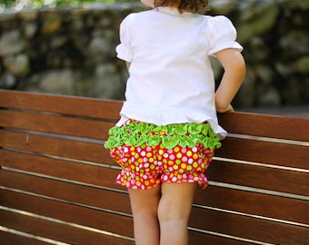 Ruffle Bloomers Pattern Tutorial Instructions - Sizes 12mo, 18mo, 2, 3, and 4