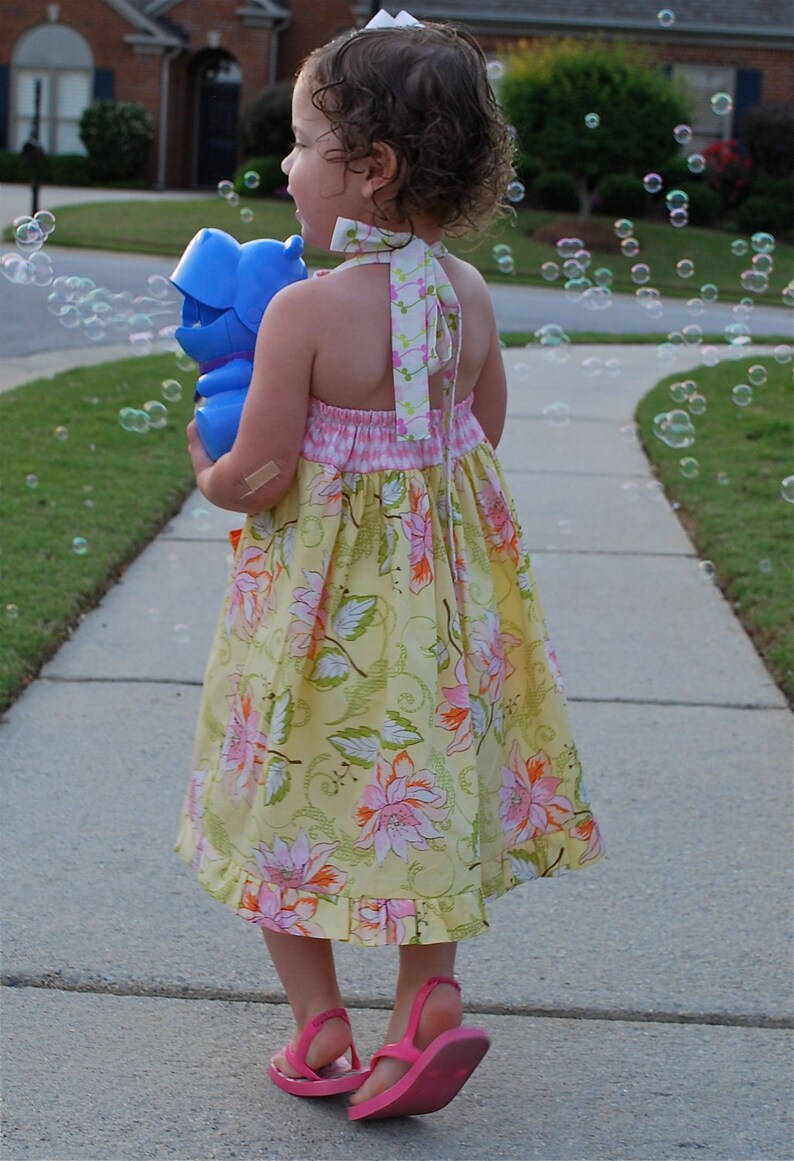 Peyton Dress Pattern Tutorial Sizes 18mo, 2, 3, 4, 5 image 2