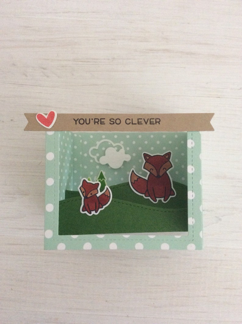Lawn Fawn Clever Fox Mother/'s Day Card