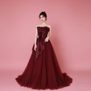 curvy prom dress Pretty Grape Side Split Long Plus Size Prom Dress With Straps