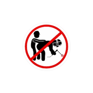 Don't F the Welder Sticker, Welder Stickers, Iron Worker Stickers, Blue Collar Humor, Welding Decal, Hard Hat Sticker, Welding Hood Decal image 3